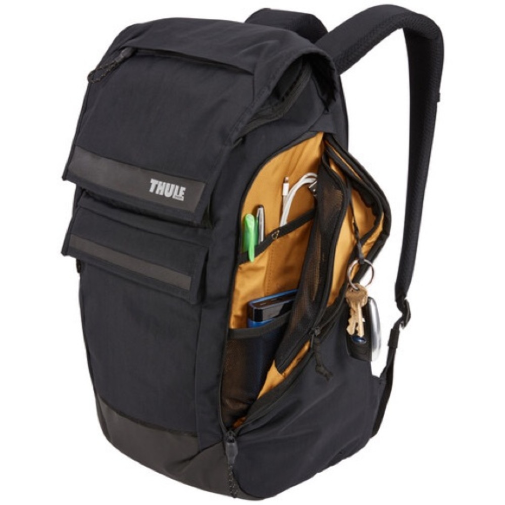 Thule Paramount 27L travel commuter laptop backpack Europe carry on luggage like